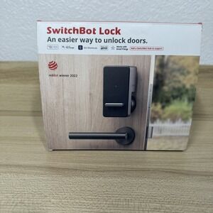 SwitchBot Smart Lock Bluetooth Electronic Deadbolt Keyless Entry Door Lock Black